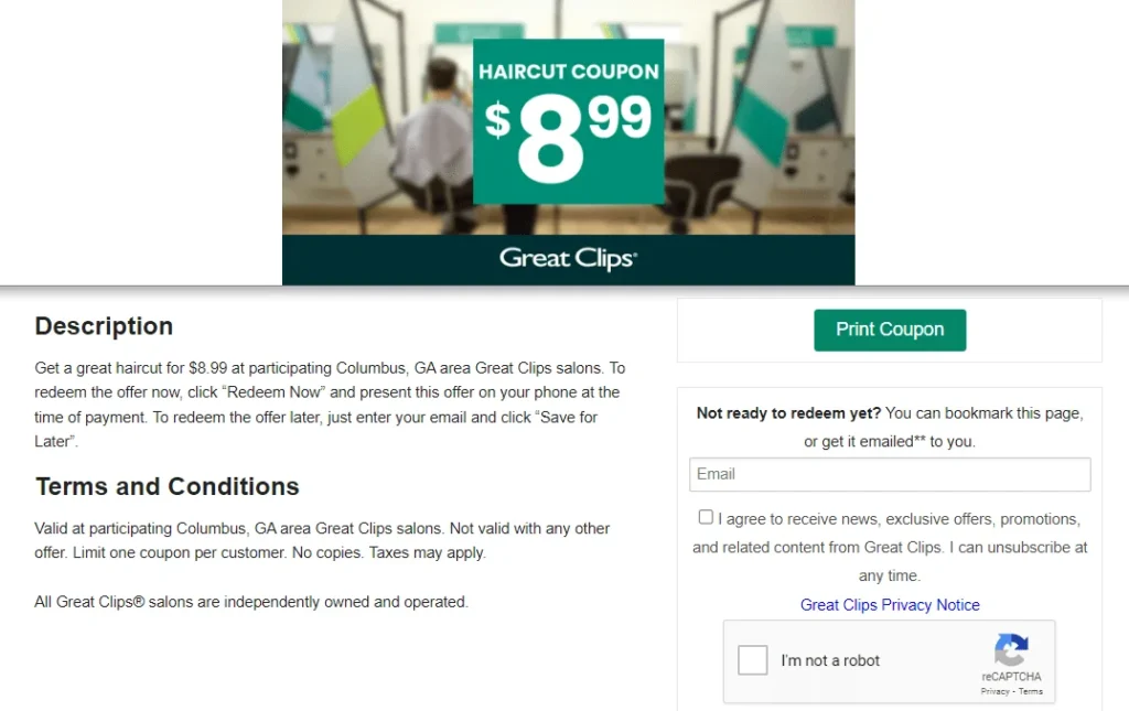 great clips 8.99 coupon