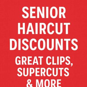 Senior Discounts on Haircuts